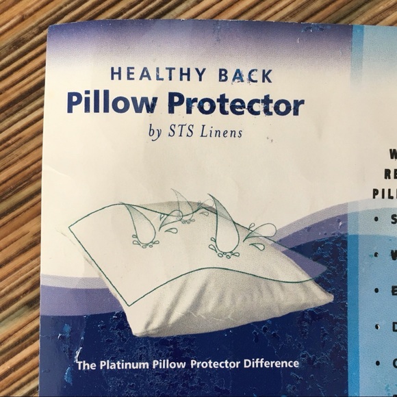 Healthy Back Pillow Protector King Waterproof Breathable Cotton Terry Towling - Picture 4 of 7